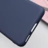 Цветной силиконовый чехол GETMAN с закрытой камерой на Samsung Galaxy S21 – Синий / Midnight Blue. Фото 6 из 6