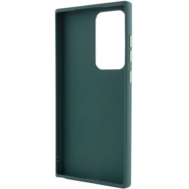 TPU чохол Bonbon з металевими кнопками на Samsung Galaxy S24 Ultra – Зелений / Pine green. Фото 3 з 5