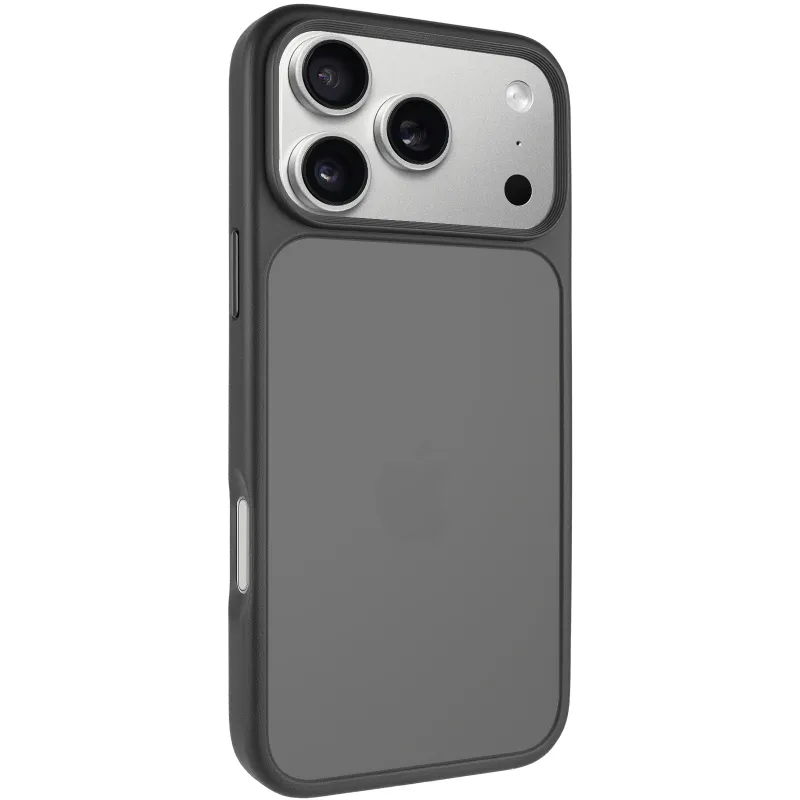 TPU+PC з металевими кнопками на Apple iPhone 17 Pro Max (6.9") – Чорний / Black. Фото 2 з 6