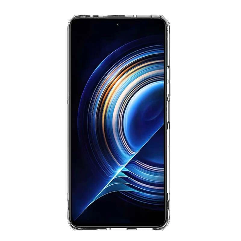 Силиконовый чехол Nillkin с усиленной защитой углов для Xiaomi Redmi K50 / K50 Pro – Бесцветный (прозрачный). Фото 2 из 5