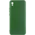 Кольоровий силіконовий чохол GETMAN із закритою камерою для Xiaomi Redmi 9A – Зелений / Dark green. Фото 1 з 1
