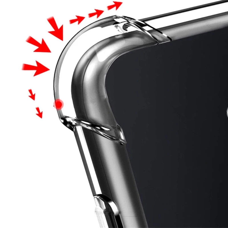 Ультратонкий силіконовий чохол GETMAN з критими бортами та камерою для Huawei Honor 8X – Безбарвний (прозорий). Фото 2 з 5