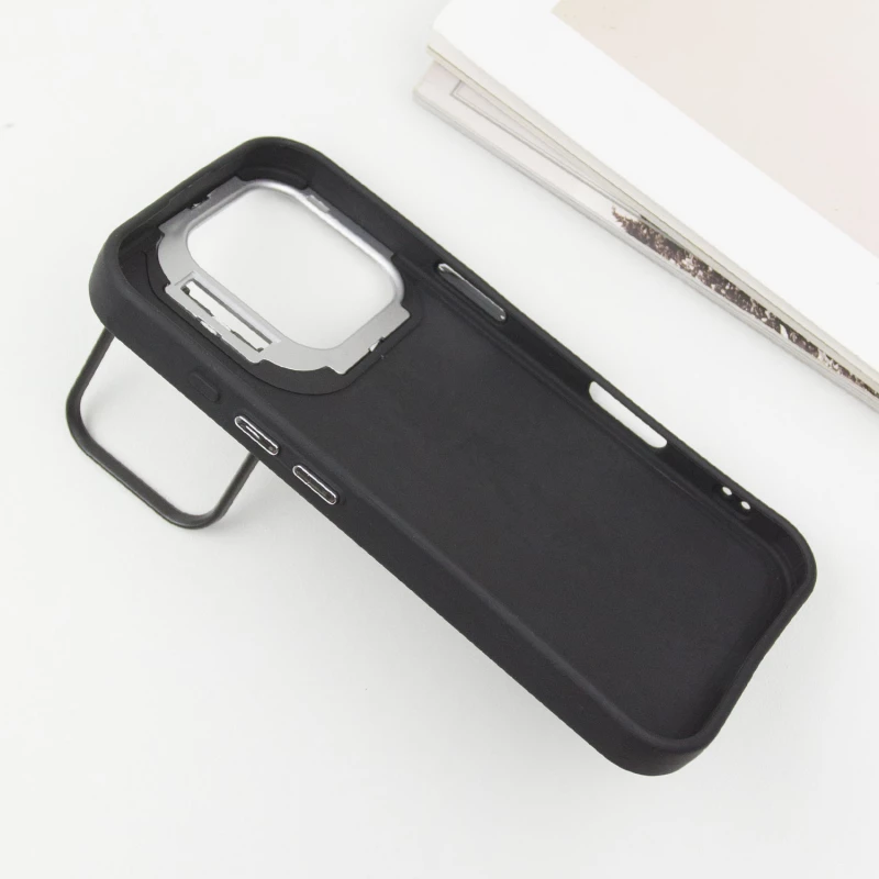 TPU+PC чехол с животными для Apple iPhone 16 Pro Max – Black Tiger. Фото 7 из 7