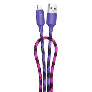 Дата кабель Hoco X116 Meridian USB to Lightning 2.4A (1m) фото 1 з 7