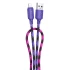 Дата кабель Hoco X116 Meridian USB to Lightning 2.4A (1m) – Gradient Purple Mix. Фото 1 з 7