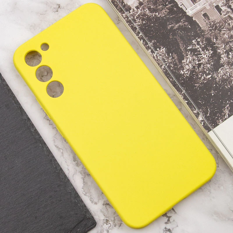 Чохол Silicone Case Lakshmi Premium із закритою камерою для Samsung Galaxy S24 – Жовтий / Yellow. Фото 5 з 9