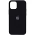 Чохол Silicone Case з закритим низом на Apple iPhone 16 Pro – Чорний / Black. Фото 1 з 16