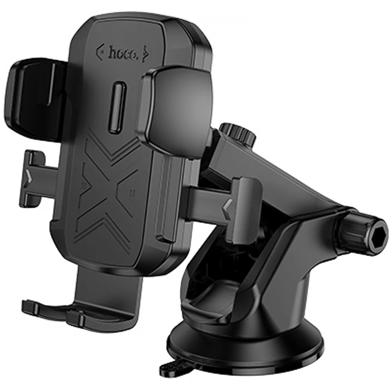 Автотримач Hoco H65 Gamble one-button (center console) – Black. Фото 1 з 4
