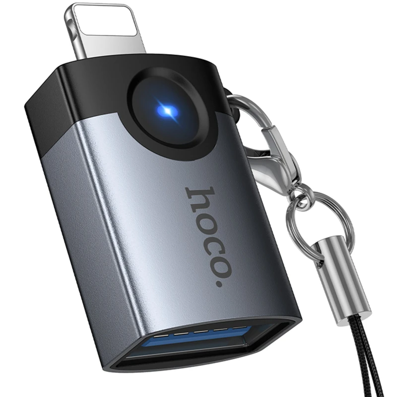 Перехідник Hoco UA46 Lightning Male to USB Female USB2.0 фото 1 з 1