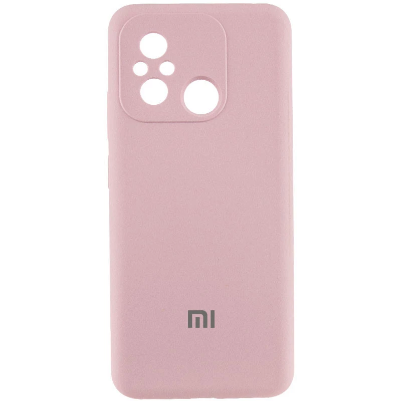 Чехол Silicone Case Lakshmi Premium L с закрытой камерой для Xiaomi Redmi 12C / Poco C55 – Розовый / Pink Sand. Фото 1 из 4