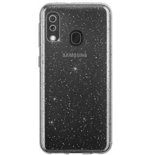 Прозрачный чехол с блестками Samsung Galaxy A20 / A30 фото 1 из 6