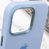 Чехол Silicone Case с металлическими кнопками для Apple iPhone 14 Pro Max (6.7") – Голубой / Blue Fog. Фото 9 из 9