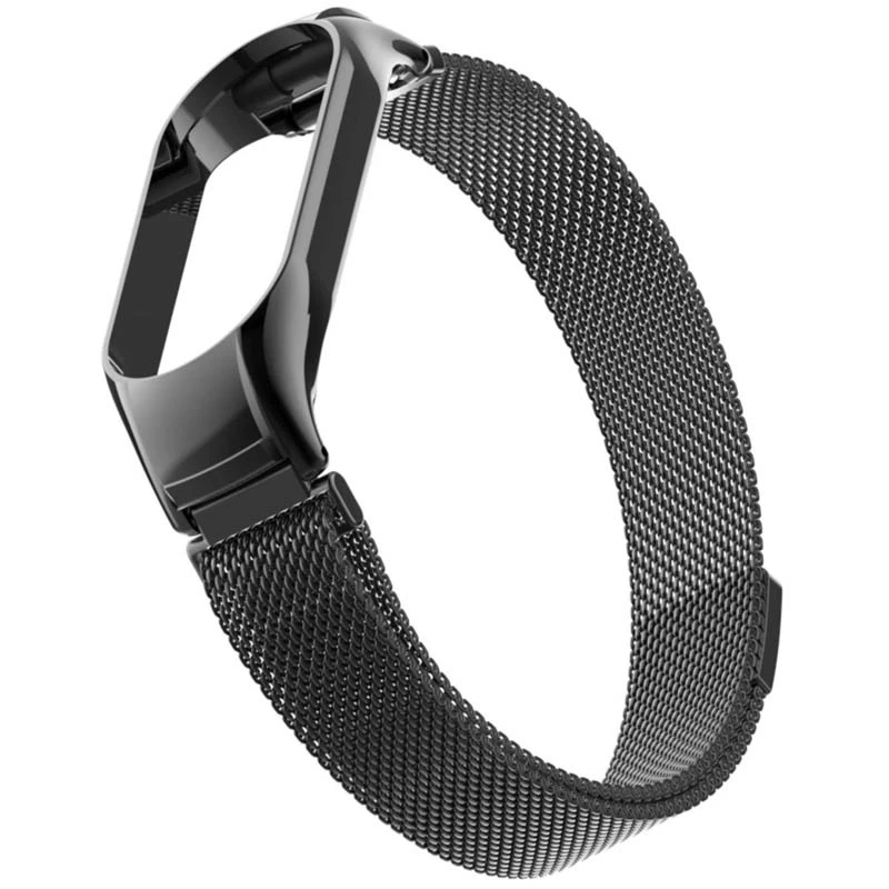 Ремінець Milanese Loop Design для Xiaomi Mi Band 6 – Чорний. Фото 6 з 7