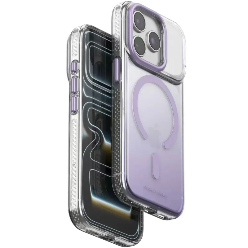 Чехол TPU+PC Puloka Resplendent with Magnetic Fit для Apple iPhone 15 Pro Max (6.7") – Purple. Фото 1 из 1
