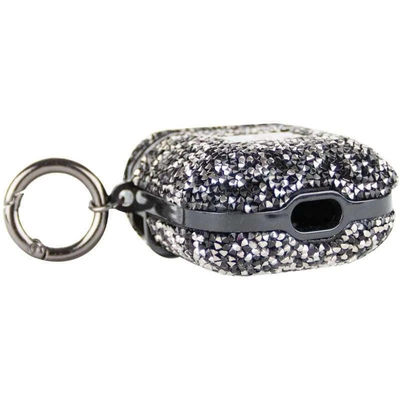 TPU чохол Bling World Rock Diamond для навушників AirPods 1/2 – Чорний. Фото 8 з 9