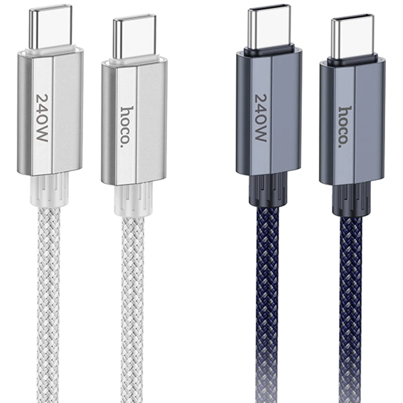 Дата кабель Hoco U134 Primero Type-C to Type-C 240W (1.8m) фото 1 з 1