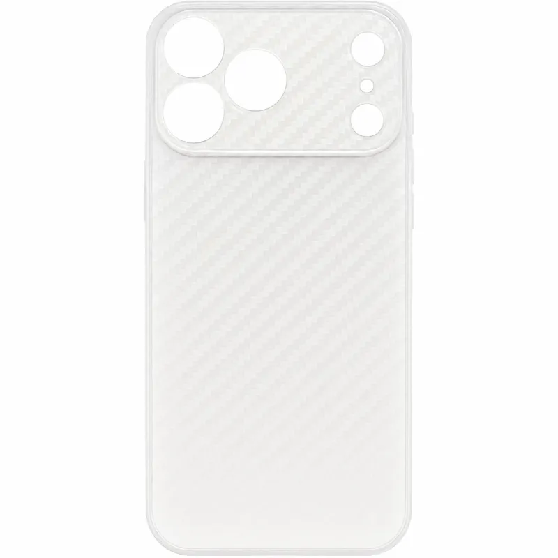 Чехол Getman Carbon Ultra Slim для Apple iPhone 17 Pro Max (6.9") – White. Фото 2 из 2
