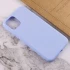 Кольоровий силіконовий чохол на Apple iPhone 14 Plus (6.7") – Блакитний / Lilac Blue. Фото 4 з 4