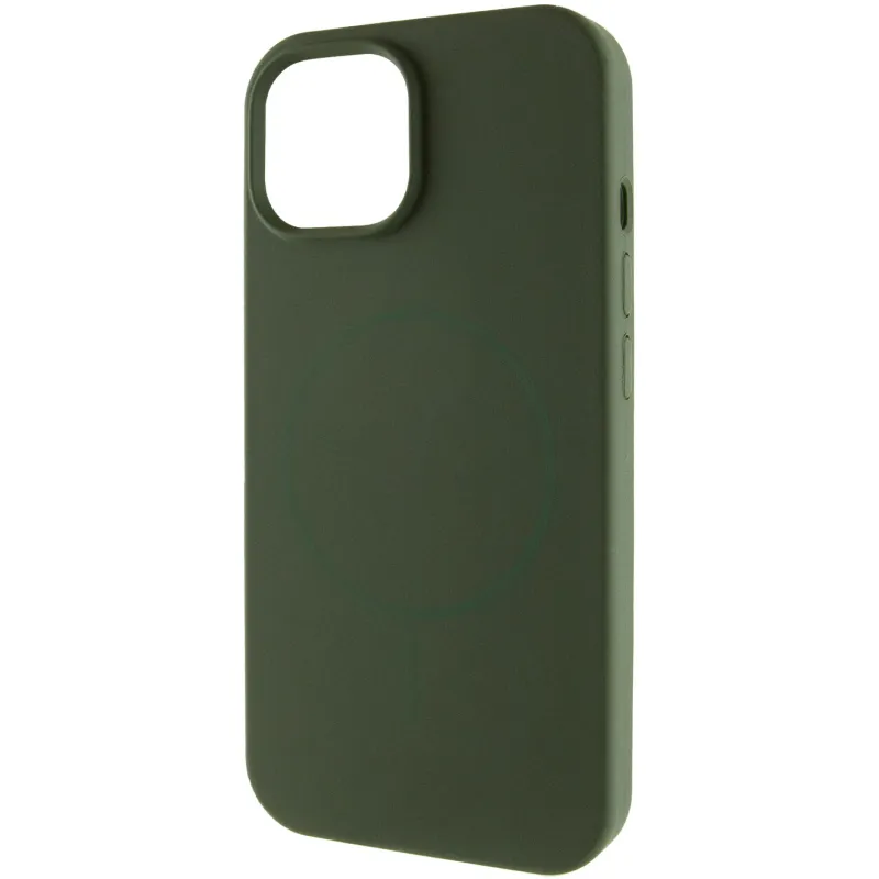 Чехол Silk Full Protective (AA) NO LOGO with Magnetic Fit для Apple iPhone 17 Pro Max (6.9") – Зеленый / Cyprus Green. Фото 1 из 1