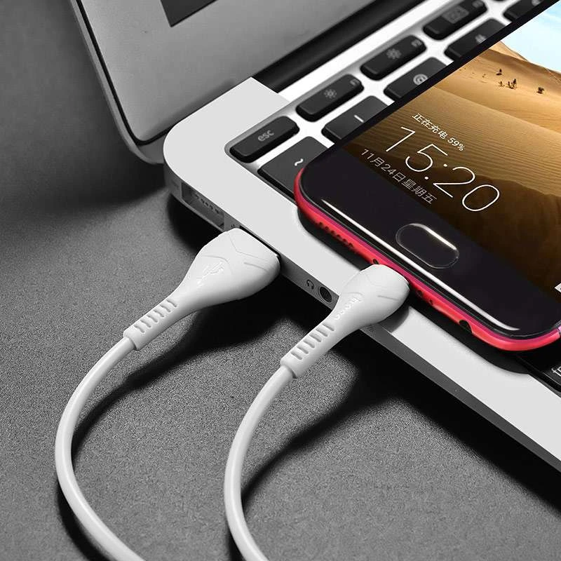 Дата кабель Hoco X37 "Cool power” MicroUSB (1m) – Білий. Фото 6 з 8