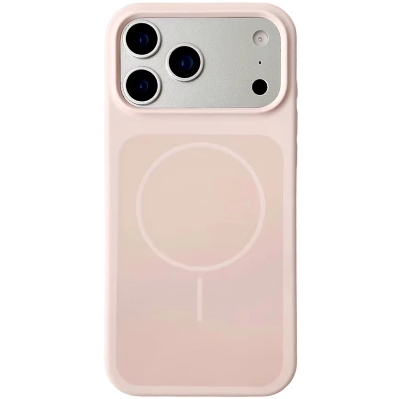 Чехол Silk Duo Color (AA) NO LOGO with Magnetic Fit для Apple iPhone 17 Pro Max (6.9") – Pink. Фото 1 из 1