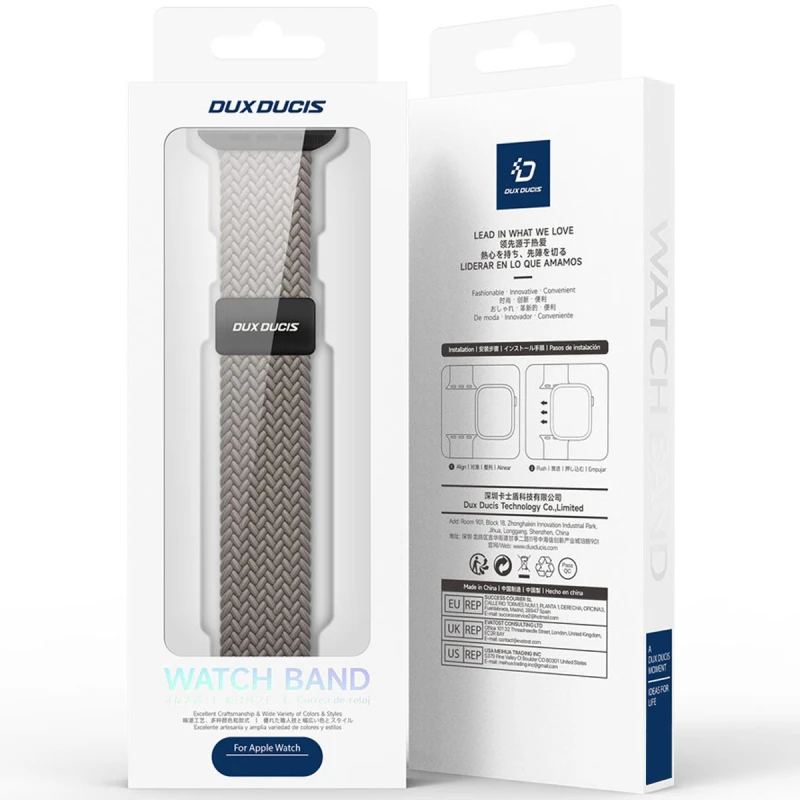 Ремінець Dux Ducis Mixture Ultra для Apple Watch 42(ser.1-3)/44/45/46/49mm – Clay. Фото 6 з 8