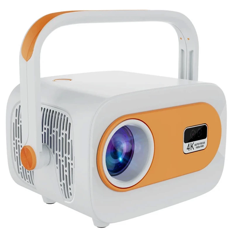 Проектор 4k Android JY325 – White / Orange. Фото 2 з 6