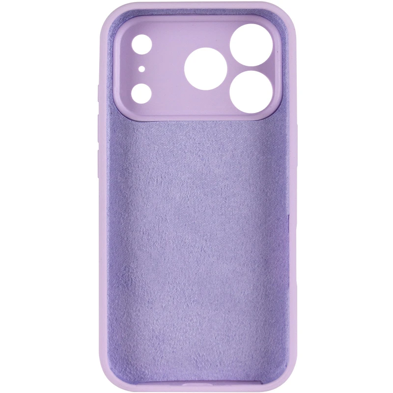 Чохол Silicone Case з захистом камери на Apple iPhone 17 Pro (6.3") – Бузковий / Lilac. Фото 4 з 6