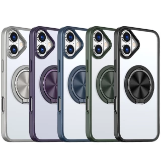 TPU+PC чехол с магнитом и кольцом для Apple iPhone 16 фото 1 TPU+PC чехол с магнитом и кольцом для Apple iPhone 16 фото 1 из 1