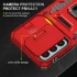 Ударопрочный чехол Square Ring c шторкой на камеру для Samsung Galaxy M13 4G – Красный / Red. Фото 6 Ударопрочный чехол Square Ring c шторкой на камеру для Samsung Galaxy M13 4G – Красный / Red. Фото 6 из 7