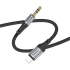 Аудіо кабель Aux Hoco UPA26 Fresh Lightning to 3.5mm (1m) – Black. Фото 3 Аудіо кабель Aux Hoco UPA26 Fresh Lightning to 3.5mm (1m) – Black. Фото 3 з 8