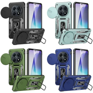 Ударопрочный чехол Square Ring c шторкой на камеру для Xiaomi Redmi Note 15 4G/5G (EU) фото 1 из 1