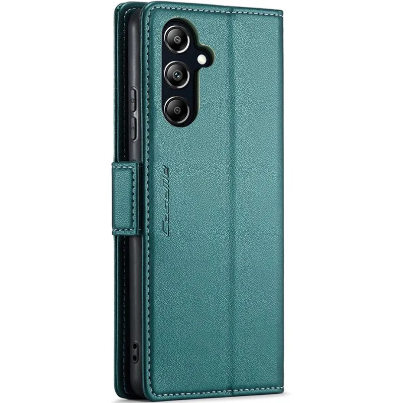 Шкіряний чохол-книжка CaseMe Nappa leather для Samsung Galaxy A27 – Green. Фото 2 з 6