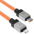 Дата кабель Baseus CoolPlay Series Type-C to Lightning 20W (1m) (CAKW00000) – Orange. Фото 2 з 6