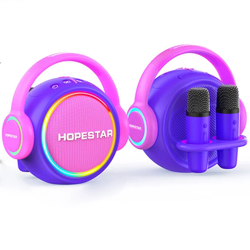 Bluetooth колонка Hopestar S20 Kids Speaker with 2 microphones 30W 3600mAh – Purple. Фото 2 з 2