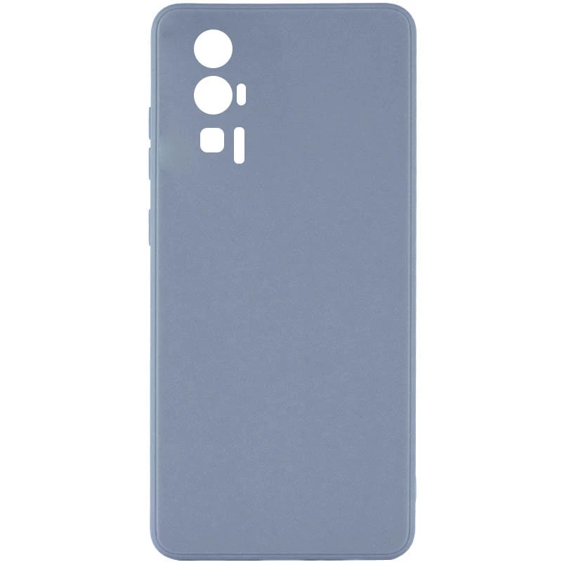 

Цветной силиконовый чехол с защитой камеры для Xiaomi Poco F5 Pro (Серый / Smoky Gray), Сірий / smoky gray