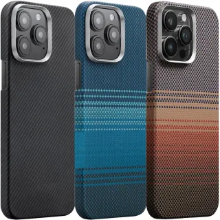 Чохол Aramid Fiber PTK Premium with MagSafe (NFC) для Apple iPhone 15 Pro Max (6.7")