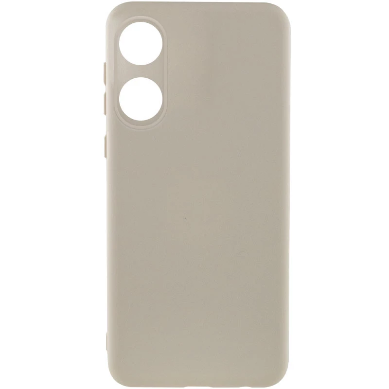 Чохол Silicone Case Lakshmi з закритою камерою на Oppo A18 – Пісочний / Sand. Фото 1 з 3