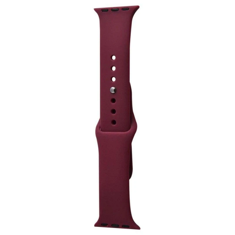 

Силіконовий ремінець для Apple Watch Sport Band 42 / 44 (M) 2pcs (Бордовий / Maroon)