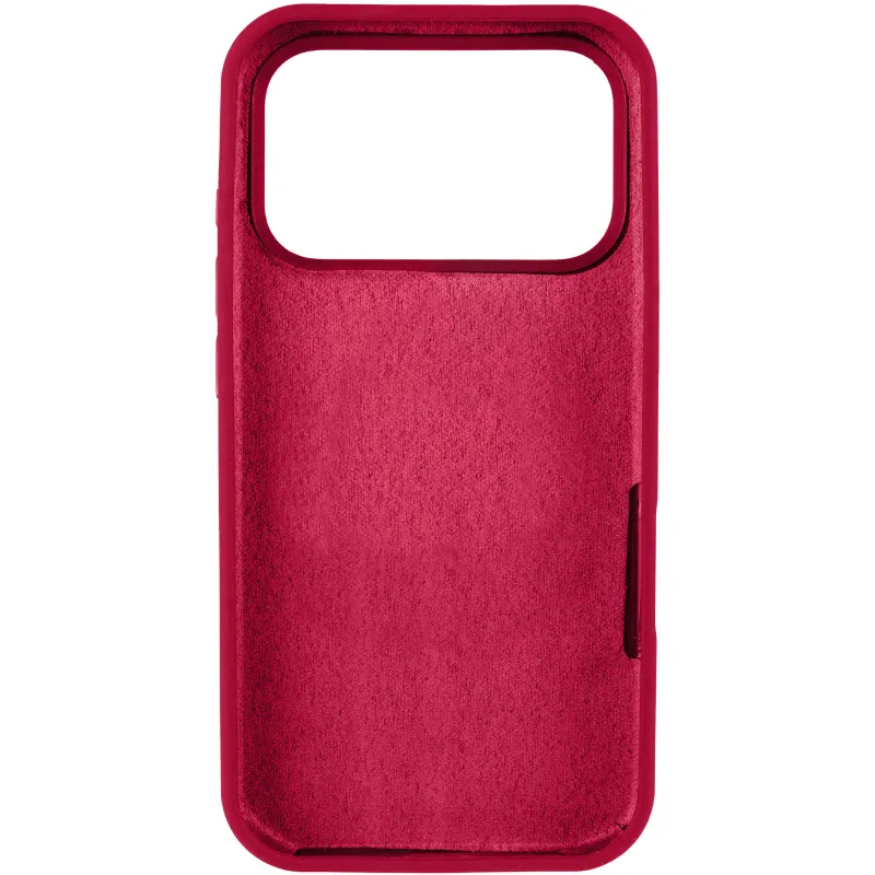 Чохол Silk Full Protective (AA) NO LOGO для Apple iPhone 17 Pro (6.3") – Бордовий / Maroon. Фото 3 з 5