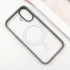 TPU+PC з металевими кнопками та MagSafe на Apple iPhone 16 – Сірий. Фото 3 з 6