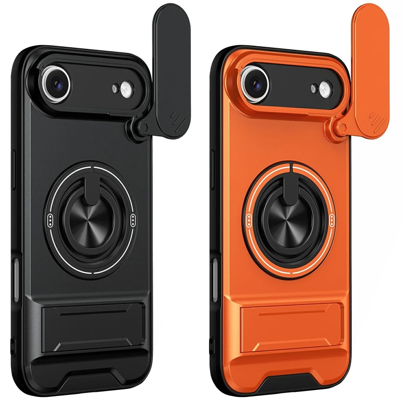 Ударостійкий чохол Camshield StandRing case для Apple iPhone 17 Air (6.5") фото 1 з 1