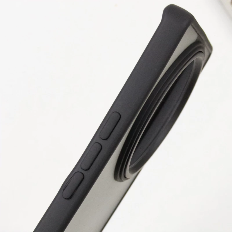 Чохол TPU+PC Lyon Frosted на Xiaomi Redmi Note 14 Pro 4G – Black. Фото 8 з 9