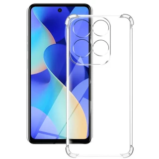Ультратонкий силиконовый чехол GETMAN с крытыми бортами та камерою на Infinix Hot 50 Pro фото 1 из 3