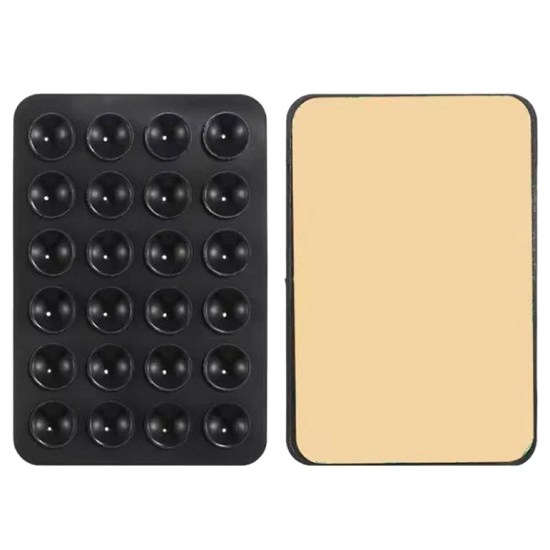 Тримач-присоска для телефону Sticker Side Silicone 3М 80*55 мм – Black. Фото 2 з 2