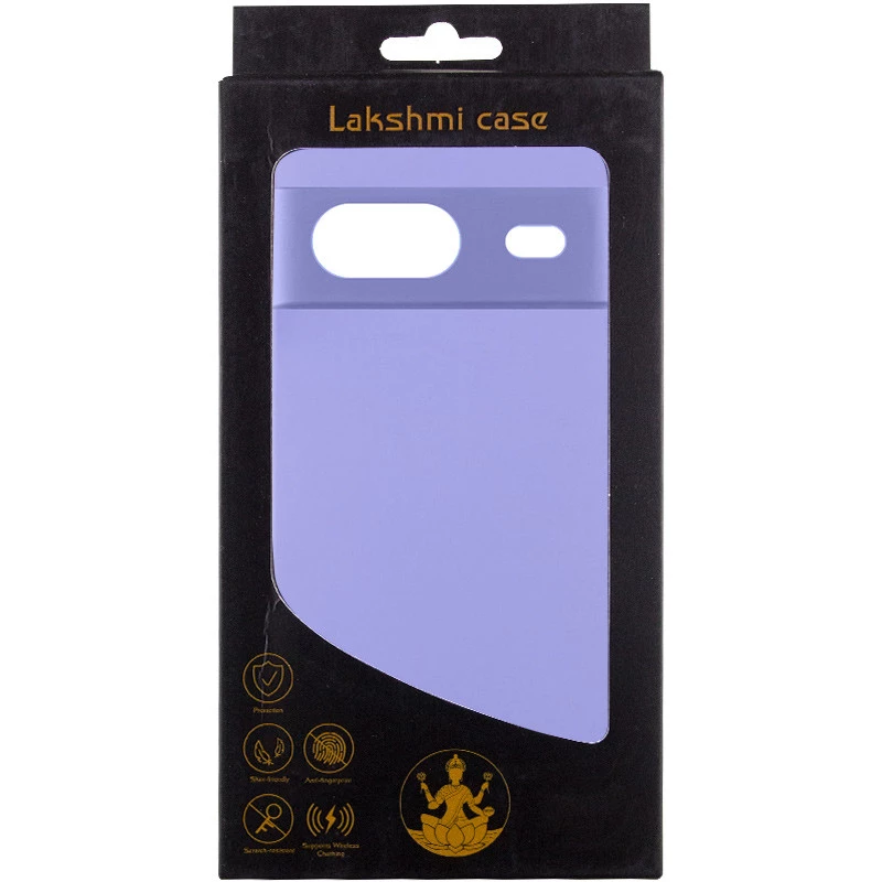 Чехол Silicone Case Lakshmi Premium з закритою камерою на Google Pixel 8a – Сиреневый / Dasheen. Фото 5 из 5