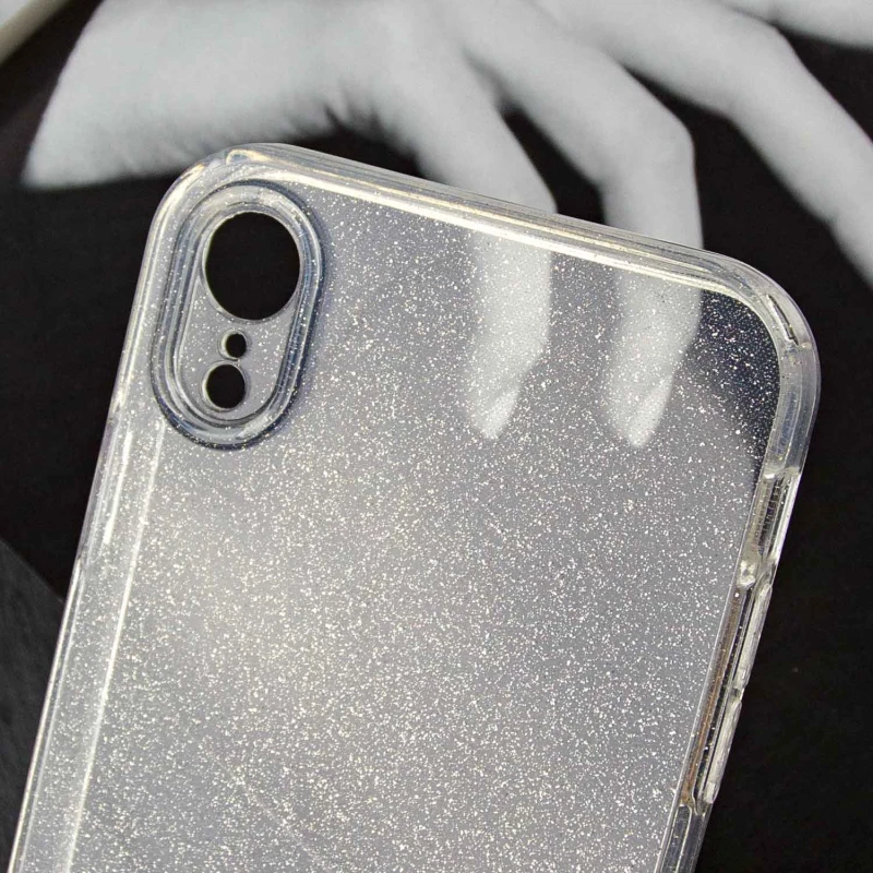 Прозорий чохол з блискітками Apple iPhone XR (6.1") – Clear. Фото 4 з 10
