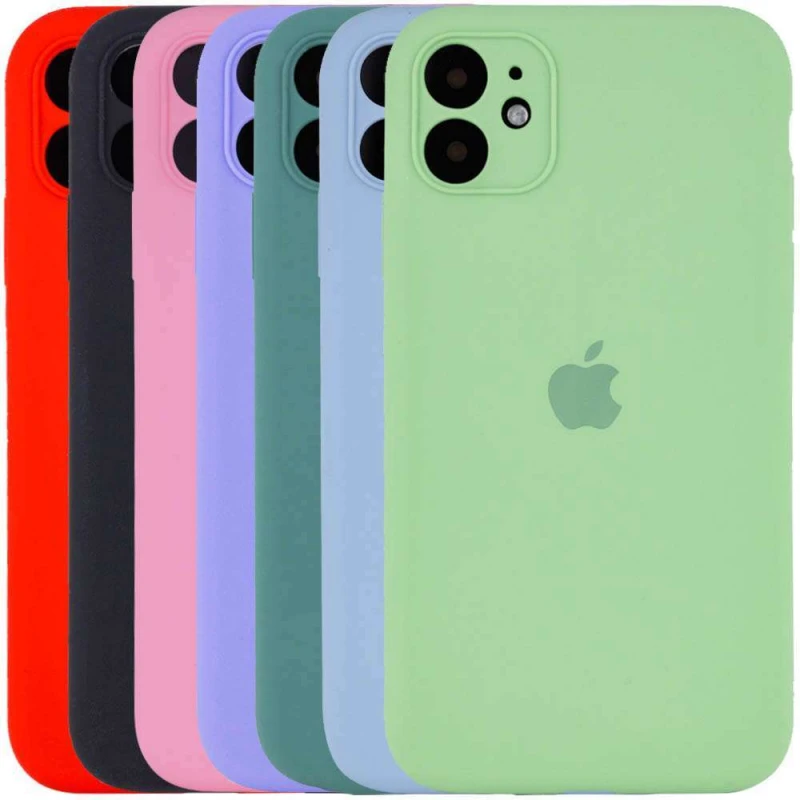 

Чохол Silicone Case з захистом камери на Apple iPhone 12 (6.1")