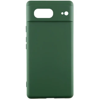 Чохол Silicone Case Lakshmi Premium із закритою камерою для Google Pixel 7 — Зелений / Cyprus Green