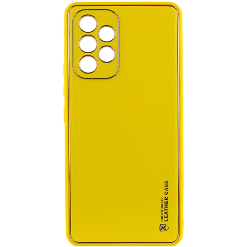 

Кожаный чехол Xshield для Samsung Galaxy A53 5G (Желтый / Yellow), Жовтий / yellow